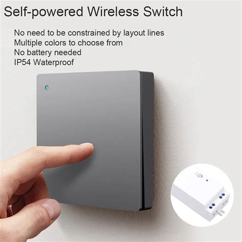 Self Powered Remote Control Light Switch