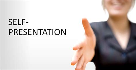 self presentation definition and example