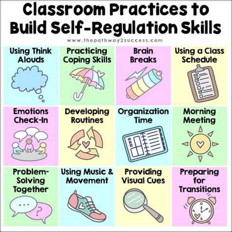 self regulation examples in the classroom