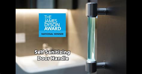 self sanitizing door handle patent