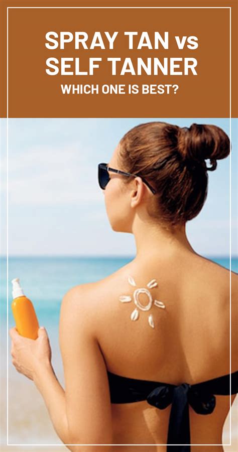 Self Tanner Vs Sun Tan