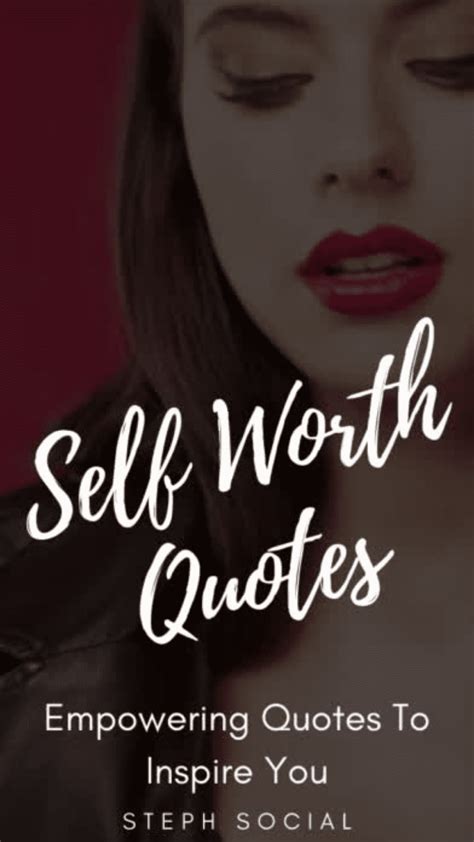 Self-Worth Quotes
