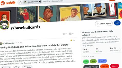 Sell Baseball Cards Reddit