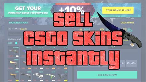sell csgo skins instantly cash