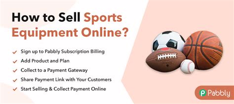 sell sporting goods from home