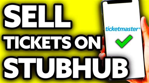 Sell Ticketmaster Tickets on StubHub