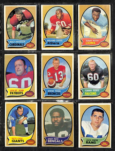 selling old football cards