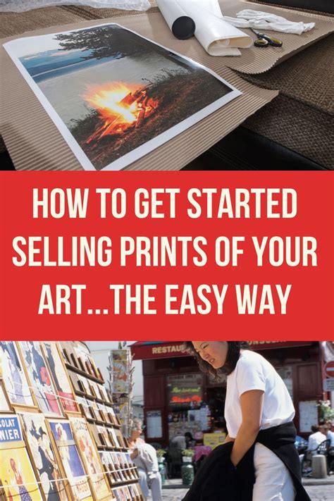 selling prints without mat