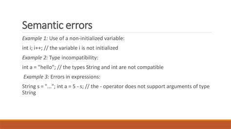 semantic error python definition