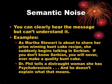 semantic noise definition in communication