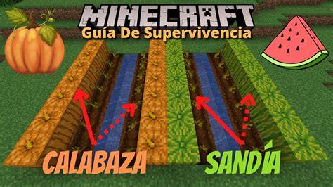 Tutorial Minecraft Plantar/Cultivar sandia YouTube