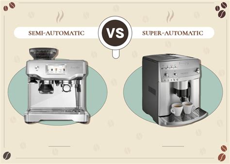 semi automatic espresso machine vs automatic