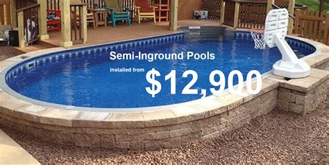 Semi Inground Pool Price