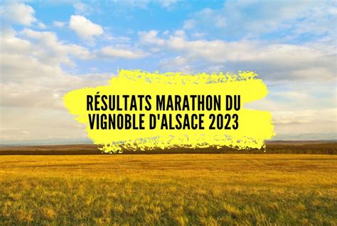 semi marathon alsace 2023