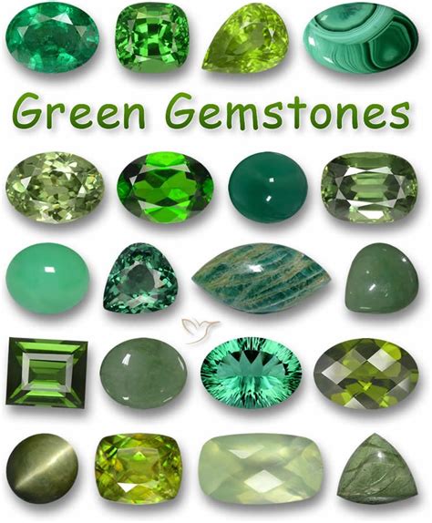 semi precious gemstones green