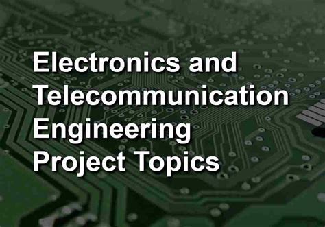 seminar topics for electronics and telecommunication engineering with ppt