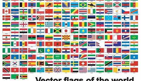 bendera seluruh dunia beserta nama negara - Diane Avery