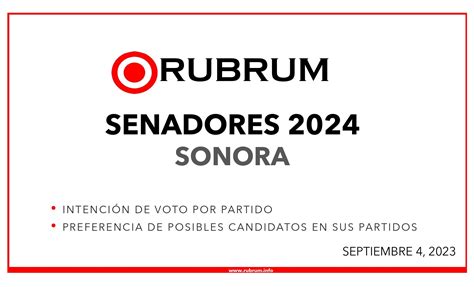 senadores de sonora 2023