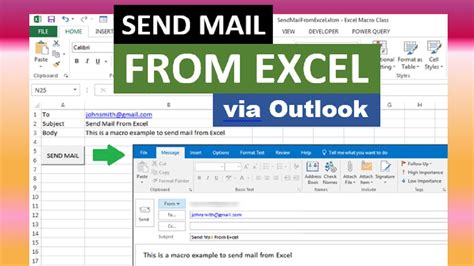 send email from excel outlook