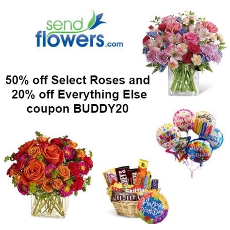 send flowers coupons for flowers