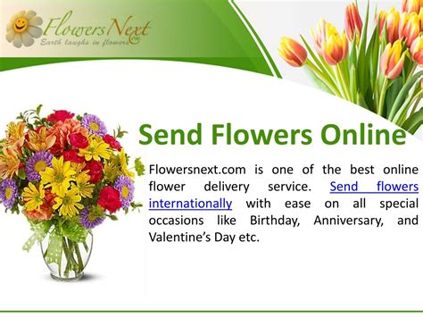send flowers internationally online