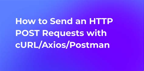 send http post request curl