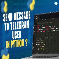 send message to telegram user using python