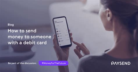 send money using a debit card