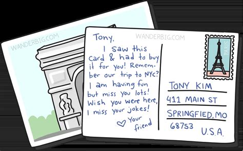 send postcard