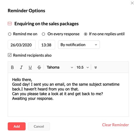 Send Reminder Email Automatically Php