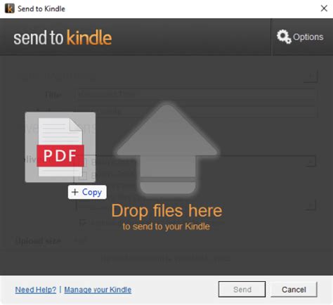 send to kindle app for windows 10