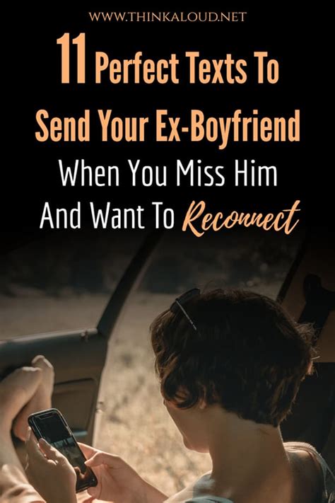 sending a text to an ex