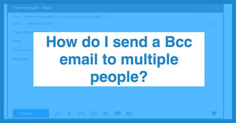 sending group email with bcc