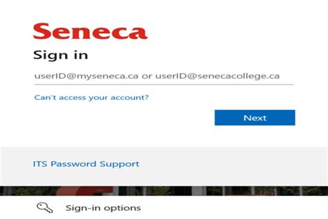 seneca college login