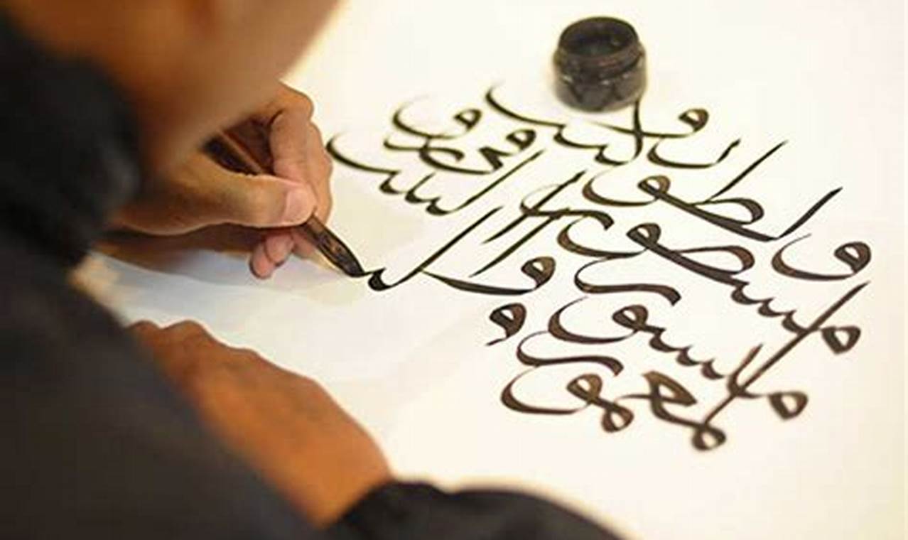 Seni Kaligrafi: Temukan Pesona dan Maknanya yang Tersembunyi