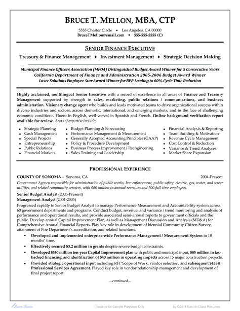 Senior Finance Manager Resume Examples and Tips Zippia