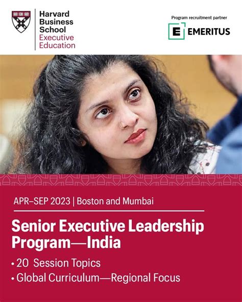 senior leadership program india