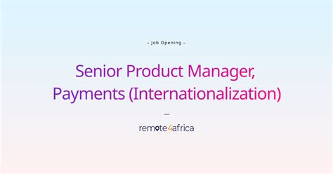 senior product manager payments remote jobs