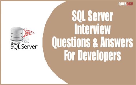senior sql server developer interview questions and answers