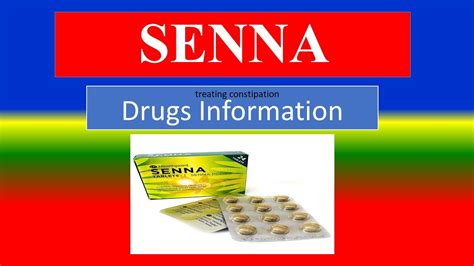 senna medication generic name