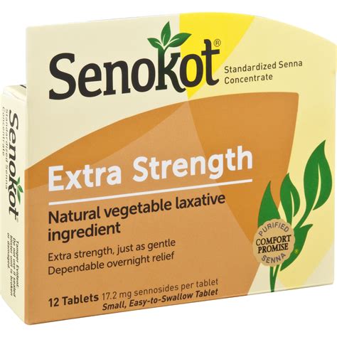 senokot extra strength dosage