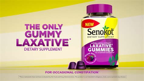 senokot laxative gummies side effects