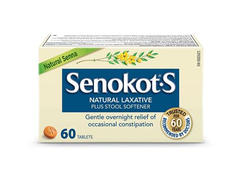 senokot natural senna laxative 500 count