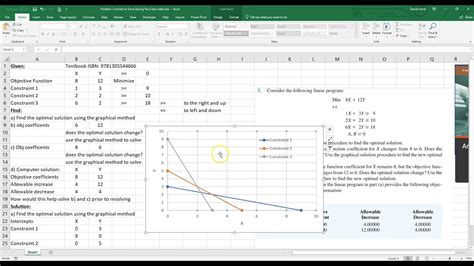 sensitivity analysis example in linear programming