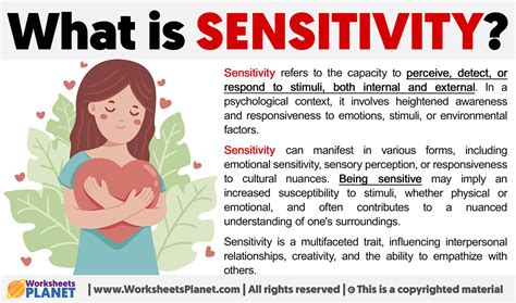 sensitivity meaning in science