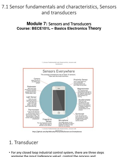 Sensor Fundamentals - End Of Lesson Test