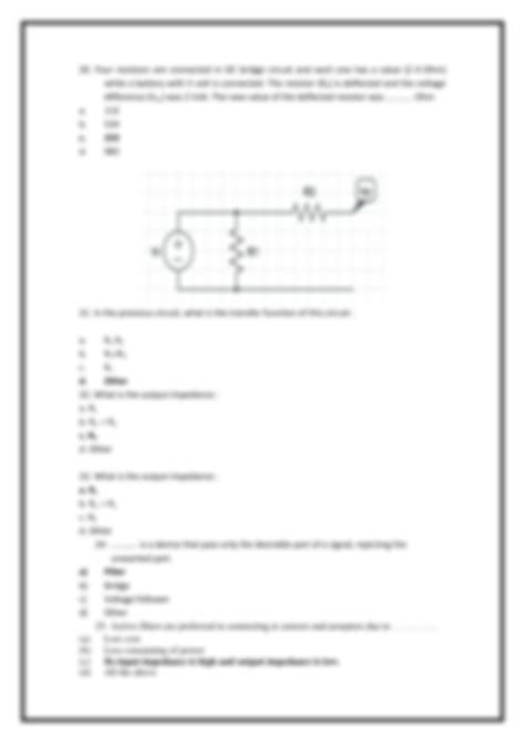 Sensors And Actuators Nptel Week 10 Assignment Answers