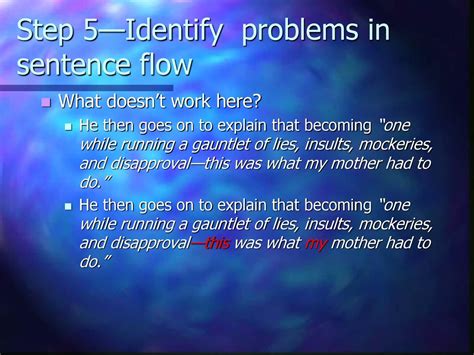 Sentence Doesn't Flow