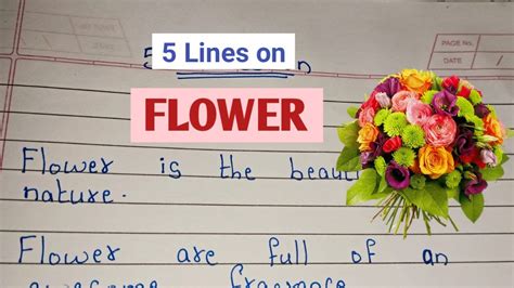 Sentence Of A Flower