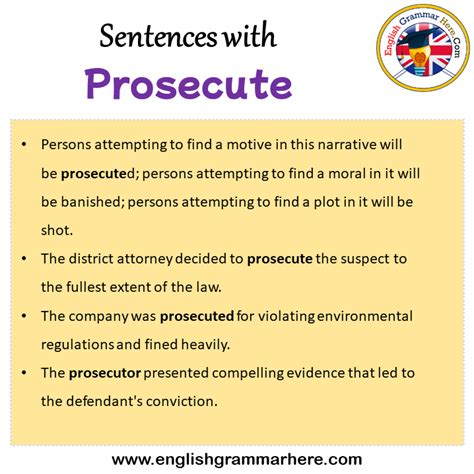 sentence of prosecuted